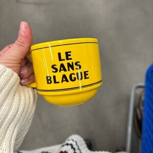 The French Dispatch Le Sans Blague -Yellow Cup / Mug ONLY